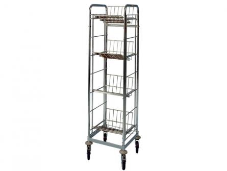 SCHOLL SGW 04/H Getränkewagen Höhe 1630 mm Schwarz