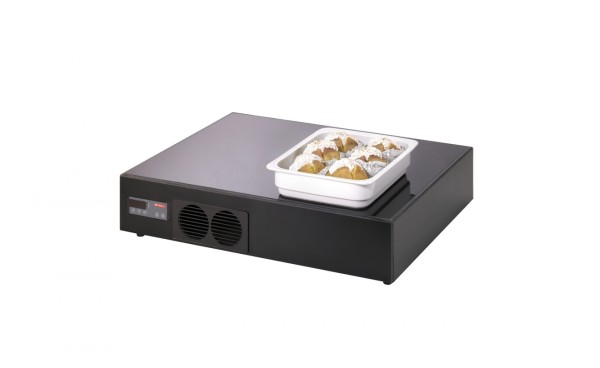 Scholl Kalt-Warm-Platte – Auftischgerät Schwarz GN 2 x 1/1